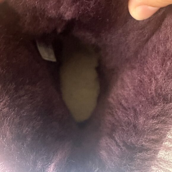 Gita Bow Mini Purple Booties - Picture 3 of 7